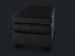gleason chair ottoman damaged 3D Model