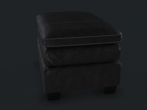 gleason chair ottoman damaged 3D Model