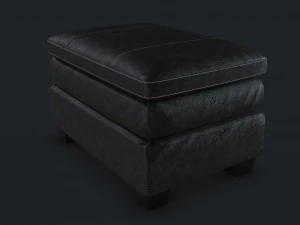 gleason chair ottoman damaged 3D Model