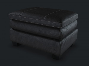 gleason chair ottoman damaged 3D Model