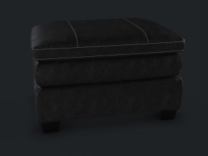gleason chair ottoman damaged 3D Model