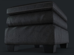 gleason chair ottoman damaged 3D Model