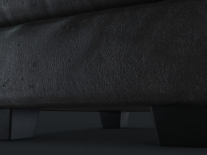 gleason chair ottoman damaged 3D Model