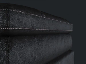 gleason chair ottoman damaged 3D Model