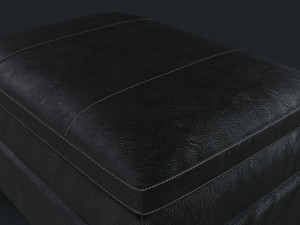 gleason chair ottoman damaged 3D Model