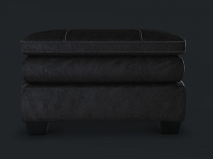 gleason chair ottoman damaged 3D Model