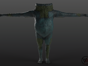 clawed frogman Model 3D