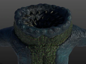 clawed frogman 3D Model