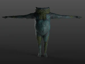clawed frogman 3D Model