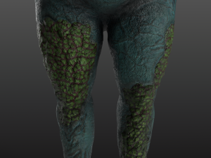 clawed frogman Model 3D