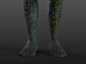 clawed frogman 3D Model