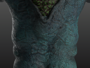 clawed frogman Model 3D