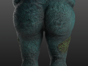 clawed frogman Model 3D