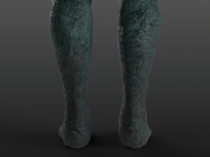 clawed frogman Model 3D