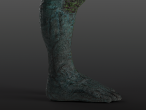clawed frogman Model 3D