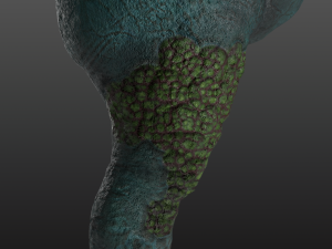 clawed frogman Model 3D