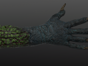 clawed frogman Model 3D