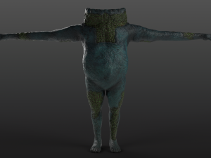 clawed frogman Model 3D