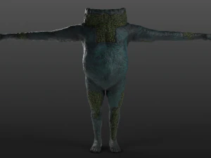 clawed frogman 3D Model