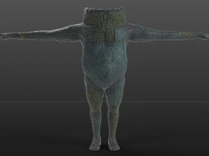 clawed frogman 3D Model