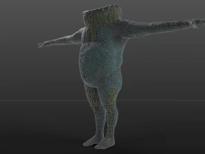 clawed frogman 3D Model
