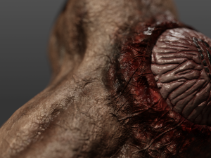 triskelion legs monster Model 3D