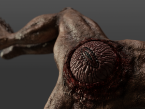 triskelion legs monster 3D Model