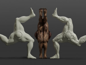 triskelion legs monster 3D Model