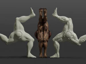 triskelion legs monster 3D Model
