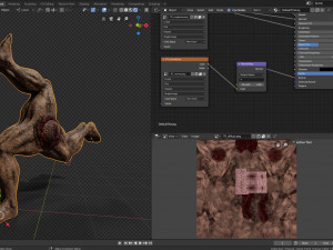 triskelion legs monster 3D Model