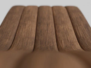 big wooden chair 3D Model