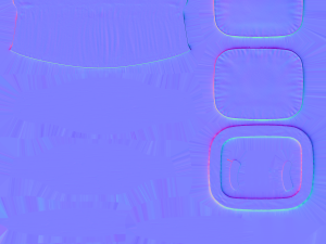wooden chair with a dark shiny leather Modelo 3D