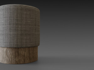 homemade puf cylinder Model 3D