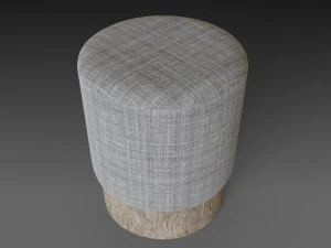 homemade puf cylinder 3D Model