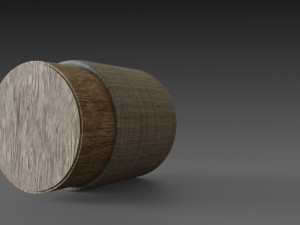 homemade puf cylinder 3D Model