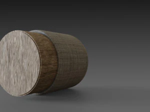homemade puf cylinder 3D Model