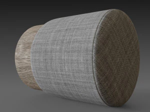 homemade puf cylinder 3D Model