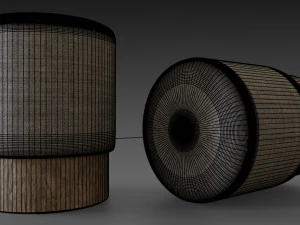homemade puf cylinder 3D Model