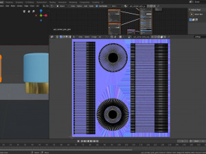 pink and blue pufs Modello 3D