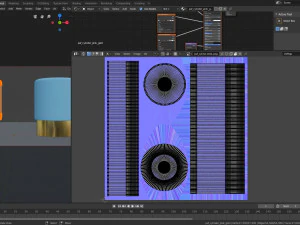 pink and blue pufs 3D Model