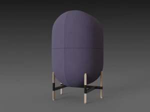 capsule chair sofa 3D Model