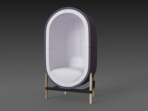 capsule chair sofa Modèle 3D