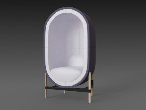 capsule chair sofa 3D Model