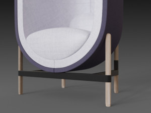 capsule chair sofa Modèle 3D