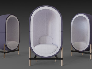 capsule chair sofa Modèle 3D