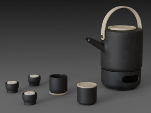 theo teapot from stelton Model 3D