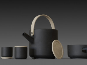 theo teapot from stelton Model 3D