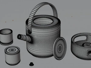 theo teapot from stelton 3D Model