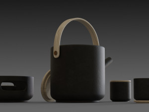theo teapot from stelton Model 3D