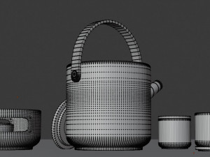 theo teapot from stelton Model 3D